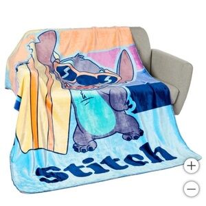 NWT STITCH Character Youth Throw STITCH - size 80” L x 60” W cozy winter